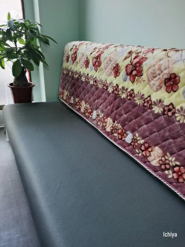 Thick Non-Slip Winter Sofa Cushion for 3-Seater - Solid Wood, Spring/Autumn Use