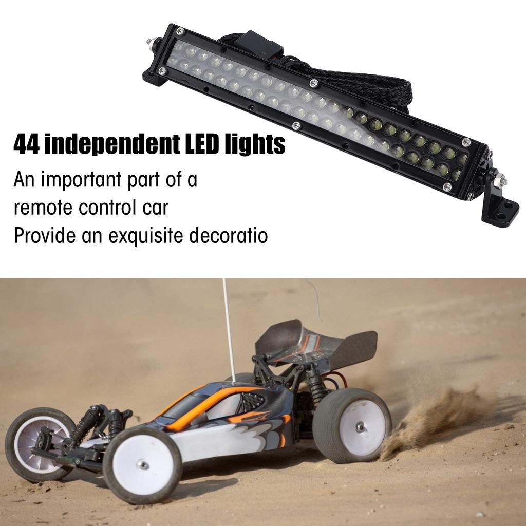 1/10 LED Roof Light Sturdy Durable Easy To Install RC Roof Light Bar with Control Switch Line