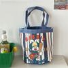 Cute Graffiti Bucket Bag,Printed Cylinder,Commuting for Office Workers,Keys,Water Bottles,Miscellaneous Items, Daily Necessities