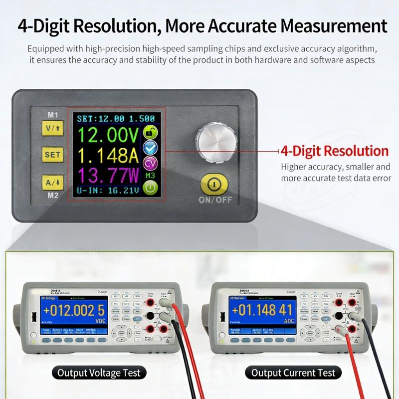 Programmable Power Supply Module 0-32V 3A 96W With Over Voltage Protections And Color LCD Screen For Lab Equipment