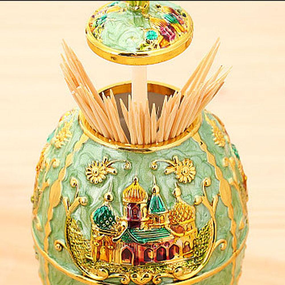 Quality Castle Kitchen Accessories Storage Case Home Decoration Toothpick Holder Toothpick Box