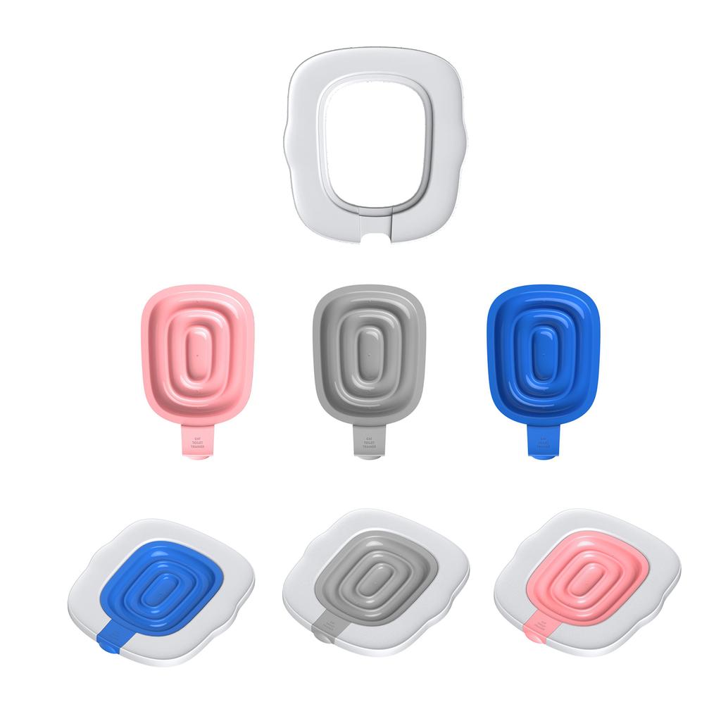 Praktische Katzentoiletten-Trainingssets mit abnehmbarem Tablett, Katzentoilette, wiederverwendbarer Katzentoilettentrainer für Katzen auf Reisen