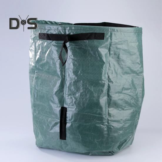 Gartenabfallsack, wiederverwendbarer Laub- und Unkrautsammelsack mit verstärkten Griffen, Gartenrasen-Müllsack zum Einfüllen von Laub und Müll