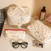 Women's Large Capacity Girlish Polka Dot Makeup & Wash Bag