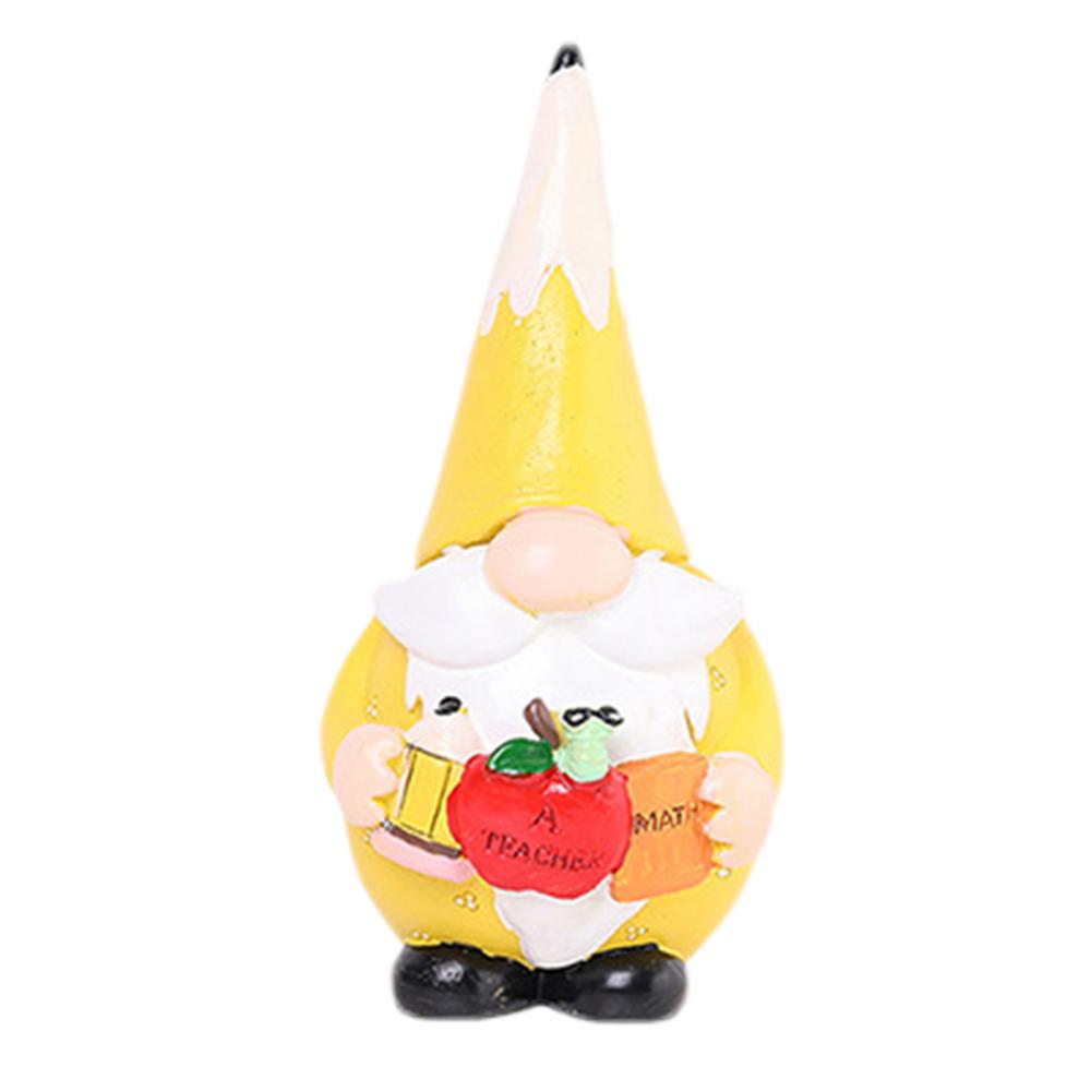 

Small Christmas Gnomes Figurines Resin Faceless Doll Ornament Decor Home Gnome Decoration Crafts Gnome Table Top Decor Faceless жовтий