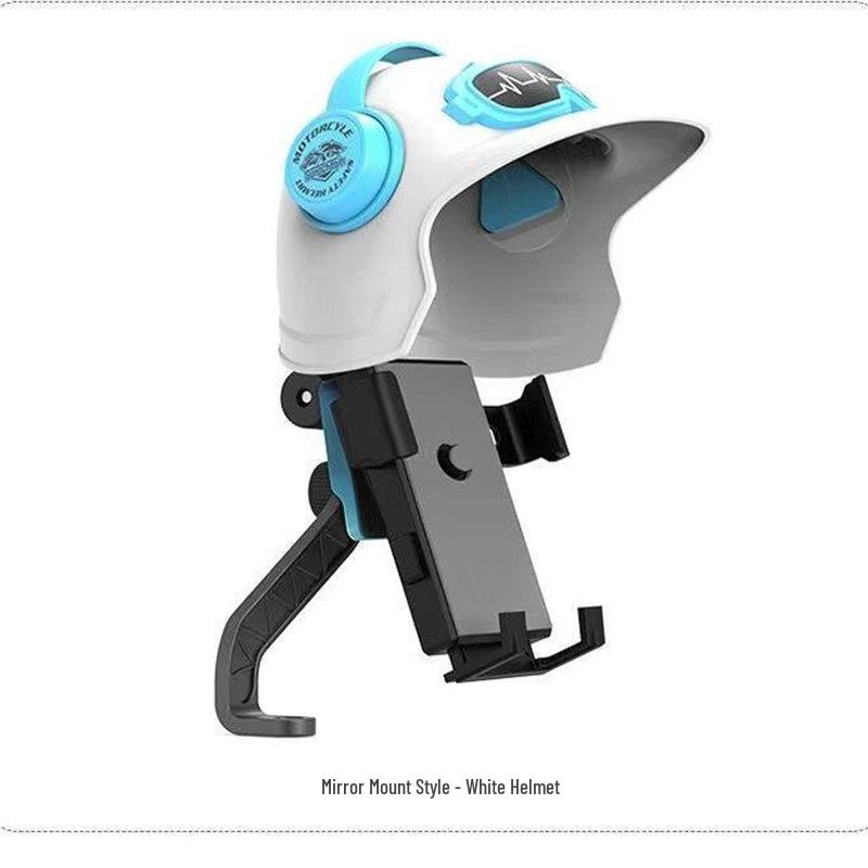 Electric Vehicle Shockproof Phone Mount for Food Delivery Riders - Motorcycle, Bicycle, and Car Navigation Holder