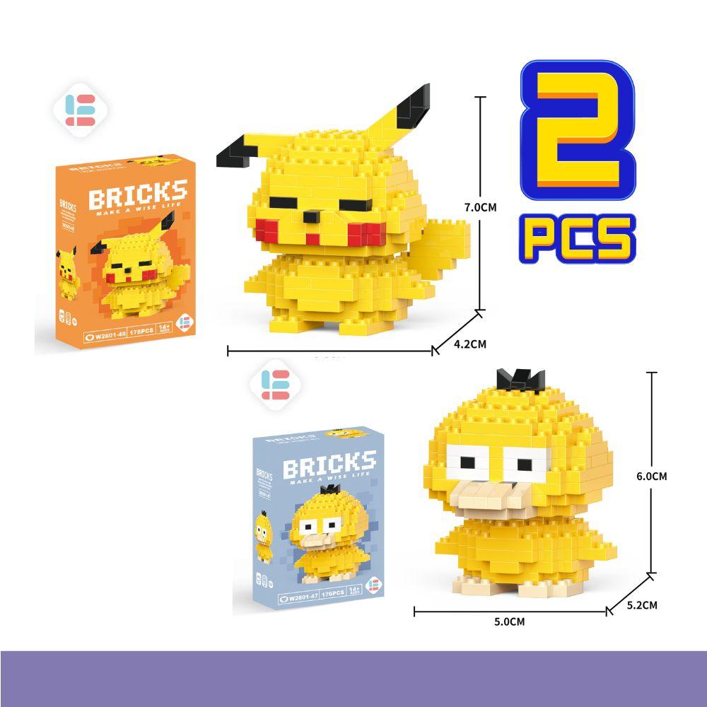 Anime Princess Building Blocks Stitch Mickey Mouse Mini Action Toy Figures Blocks Toys Bricks Assemble Toys Kids Gifts