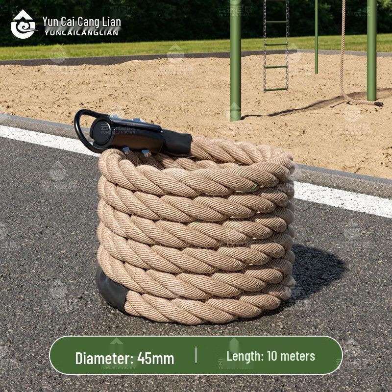 Outdoor Fitness Climbing Hemp Rope with Iron Hook