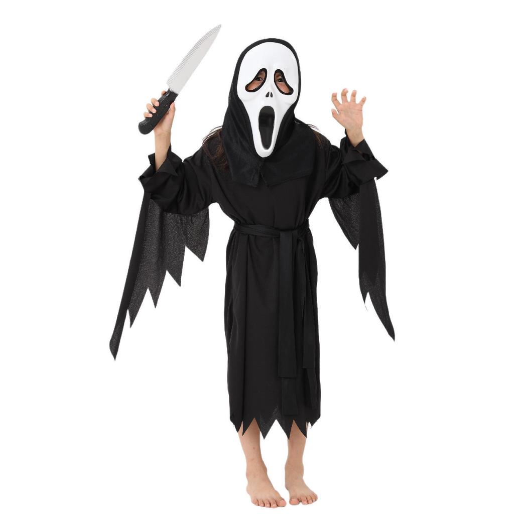 Halloweenský kostým Scream - Strašidelný maškarní a hororový cosplay outfit