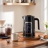 Kettle 1.7 L, 2200 W, with LED Display, Adjustable Temperature, Keep-Warm Function, Black