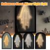 Halloween Ghost Mirror Night Light Creepy Eyes Halloween Spooky Mirror Halloween Haunted Mirror Decor Home Accessories