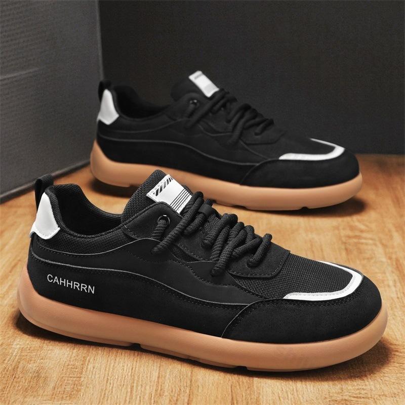 Fashion Men's Mesh Breathable Low Top Casual Sports Shoes 2025 Autumn Fashion Trend Versatile Comfortable Non Slip Niche Design Sneakers