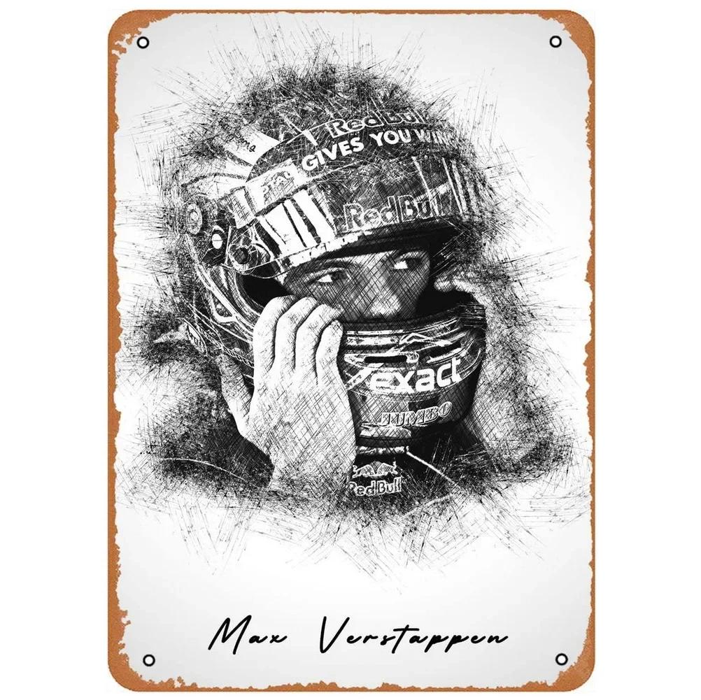 Grand Prix Automobile DeNice Metal Tin Signs Vintage Wall Art Racing Car Posters for Garage Man Cave Cafe Bars Pubs Decoration