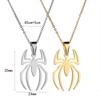 European & American Spider Necklace: Women's Titanium Steel Pendant Fashion Clavicle Chain Jewelry