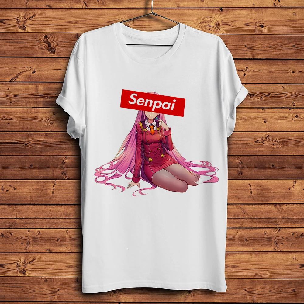 Funny Senpai Anime Waifu Girl Otaku ACGN T Shirt New White Casual Cool Unisexga Streetwear TshirtUnisex Breathable Print Tee