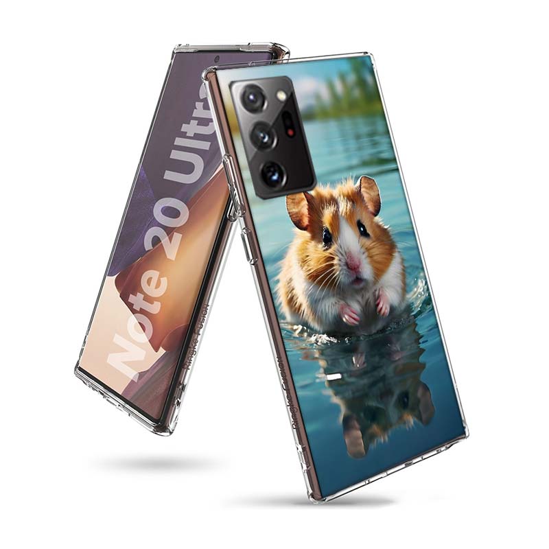 Hamsters With Hats Have Ears Phone Case for Samsung A55 A35 A25 A15 A07 A05S A16 A17 A26 A36 A37 A56 A57 Galaxy Note 20 10 A50S