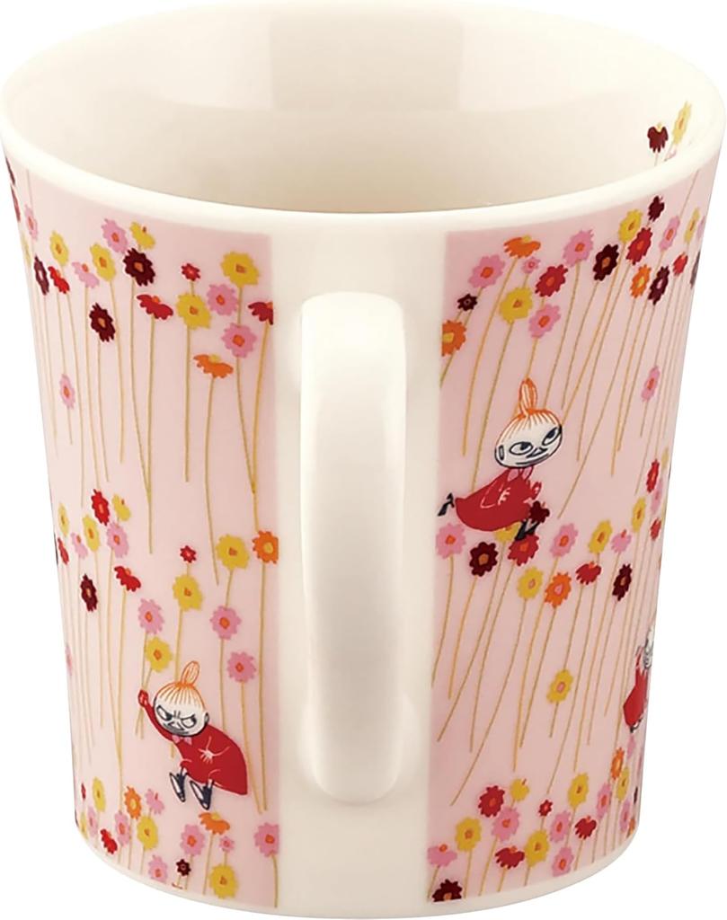 MOOMIN Little My Day 9x9cm Little Fair 2025 Perfect Yamaka Made In Japan Mug, 300ml, Approx. Diameter, My's Spring, Pink, Gift, MM9101-11, Shoten,