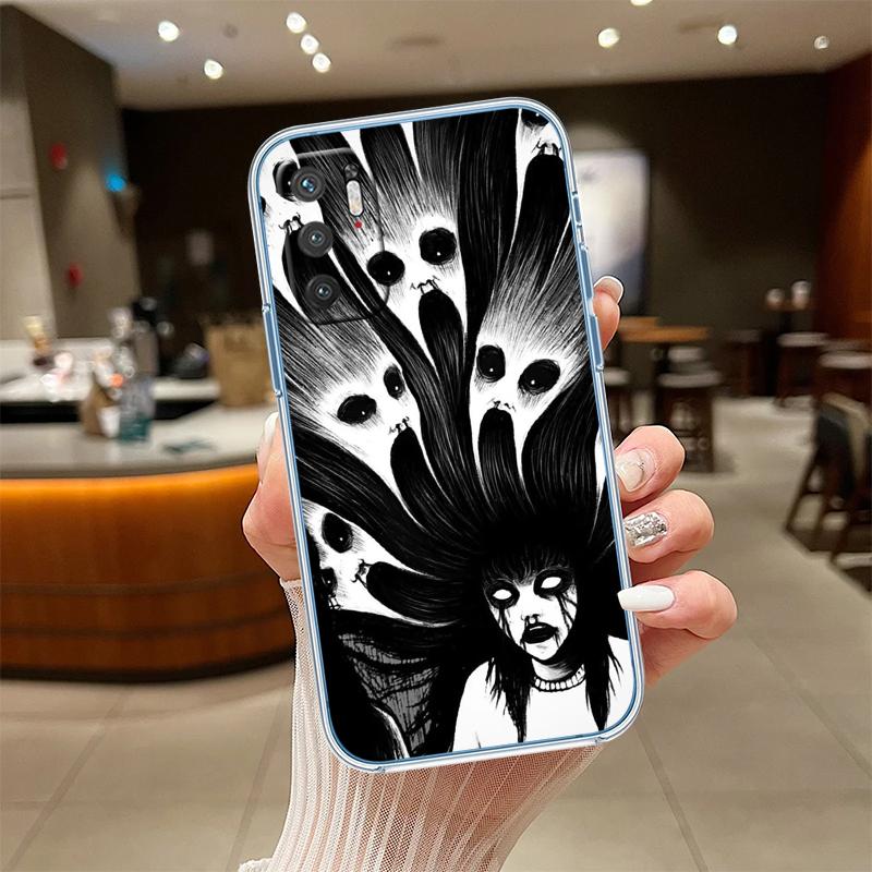 Junji Ito Tomie Transparent Phone Case for Motorola Moto Edge 20 30 40 50 S30 Fusion Ultra Pro Neo Lite + G200 G23
