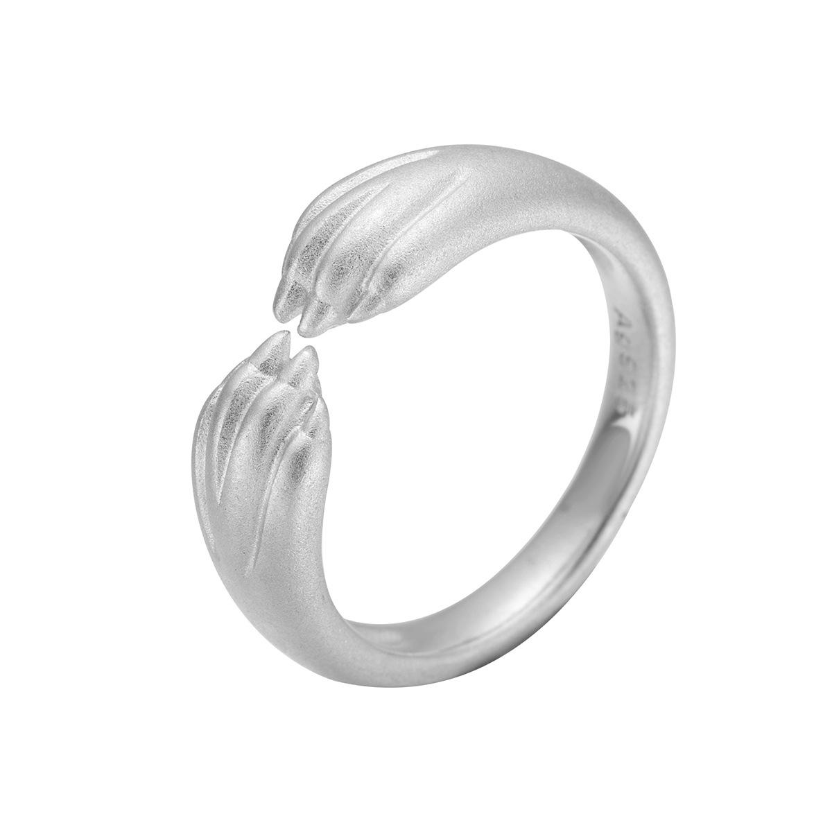 

Кольцо для пары из стерлингового серебра S925 с тигровым когтем, мужское и женское, модное, легкое, роскошное, с кошкой, парное кольцо с регулируемым отверстием opening adjustable