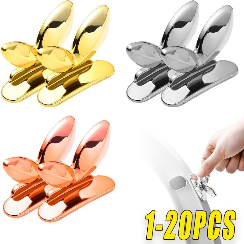 Contemporary Toilet Seat Lifter Handle Germ-Free Operation Bathroom Essentials One-Touch Lid Lifting Mechanism Slim Profile