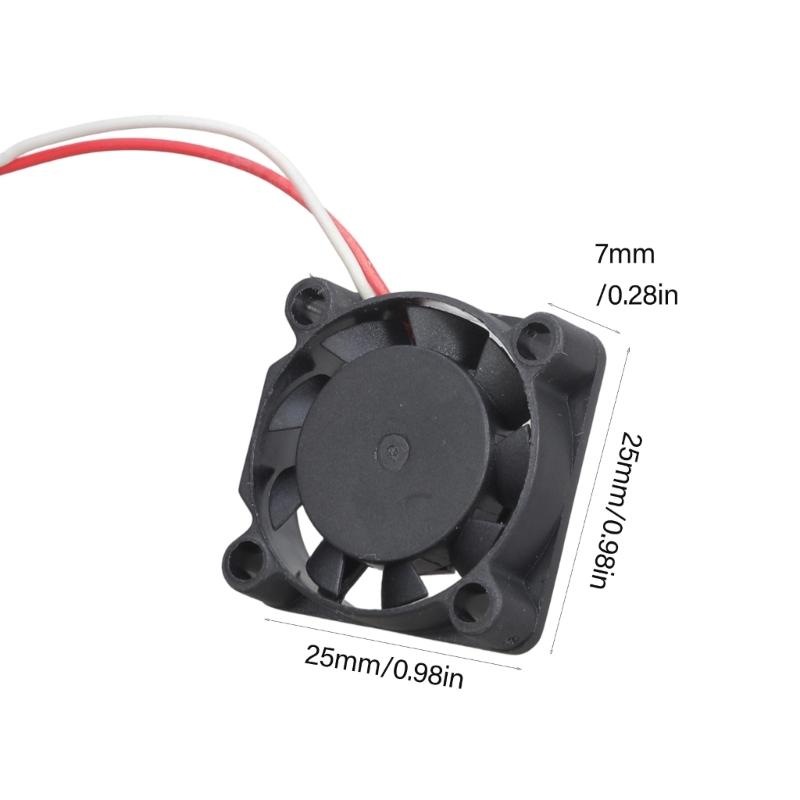 Fast Speed 10200RPM DC5V Cooling Fan With USB Cable For Computer Case 3D Printer Small Electronics Cooling