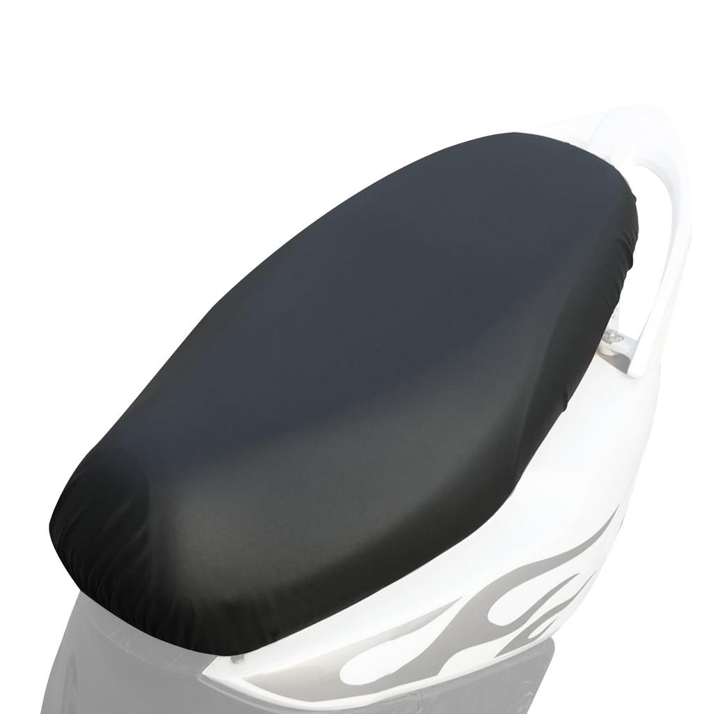 Motorcycle Seat Covers - Thick Faux Leather Material Easy to Install - Just Slip