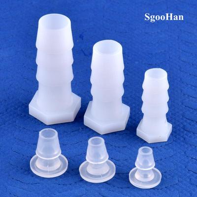 10pcs 2.4~14mm Plastic Hose Plug Blocking Head Aquarium Tank Air Pump Hose End Plug Pagoda Joint Garden Irrigation Water Pipe Connector End Cap