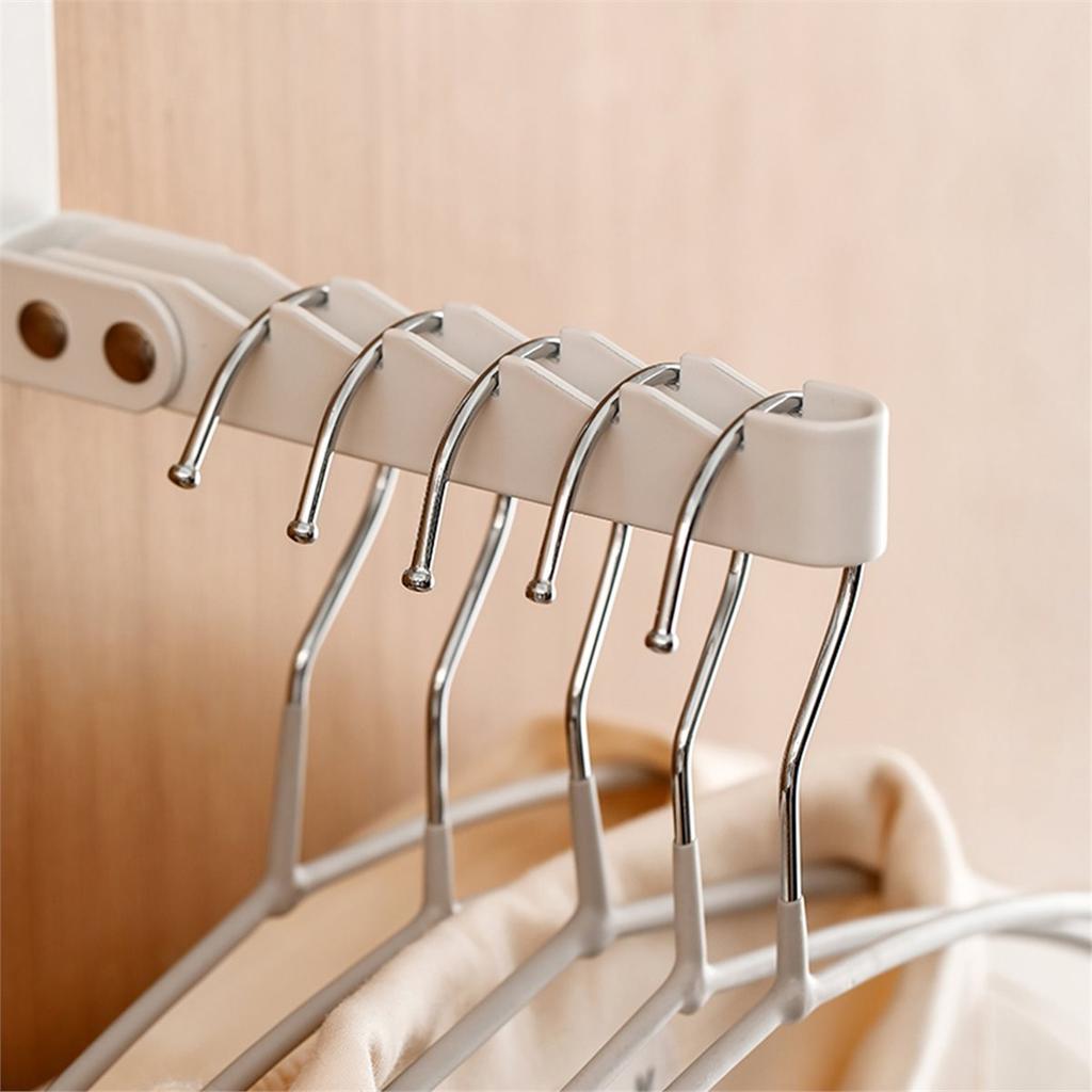 Foldable Storage Rack Behind the Door Foldable Hook on the Door for Hangers Clothes Storage Hook Hanger Storager