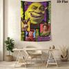 Shrek Green Ogre'S Tale Tapestry Wallmounted Background Cloth Home Decor Wall Decoration Wall Covering Decoration