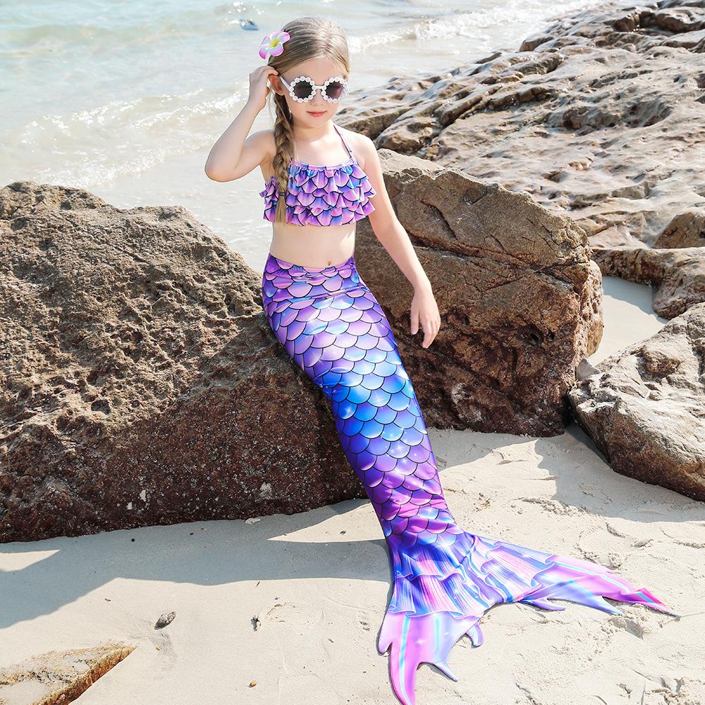 Mädchen geteilter Fischschwanz Badeanzug Strand Bikini Mädchen Badeanzug grenzüberschreitender Außenhandel Kinder Meerjungfrau Badeanzug Serie