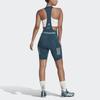 Adidas Striped Slim Fit Cycling Overalls Women Overalls Blue HM3159