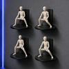 Adjustable Stand for Small Statues Doll Floating Display Stand, Clear Acrylic Action Figures Wall Shelf Anime Shelf, Sturdy Desktop