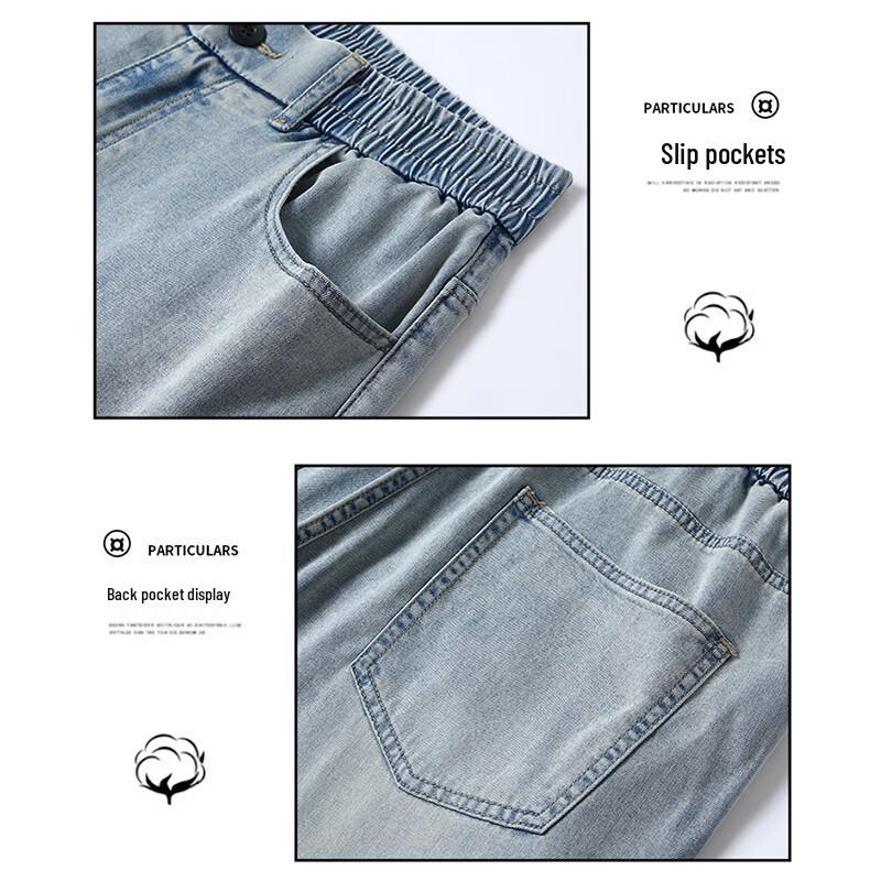 Romon Men's Tencel Lyocell Loose Straight-Leg Pants