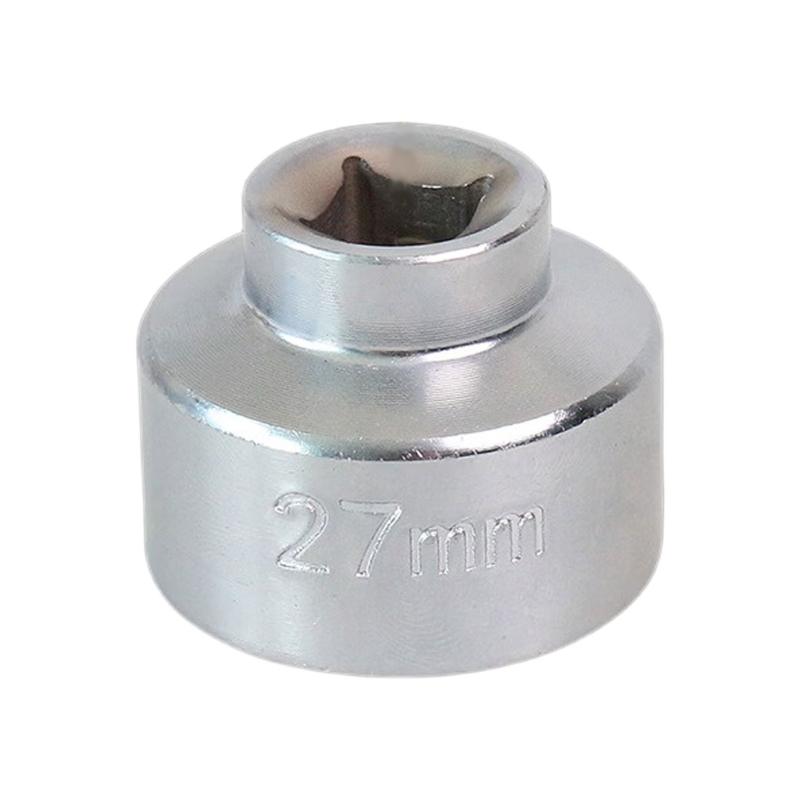 27/32/36mm Ölfilterschlüssel Leichtgewichtiger Ölfilterschlüssel 3/8 Zoll Antrieb Stahl-Schlüsselstecknuss