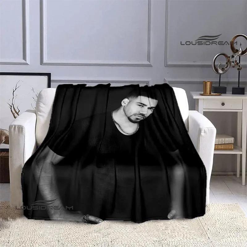 Latin singer Romeo Santos blankets Flannel Warm blanket soft and comfortable blanket picnic blankets bed linings birthday gift