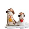 Christmas Love Angel Girl Rural Pastoral Resin Statue Christmas Decoration Table Decoration Wedding Celebration Gift