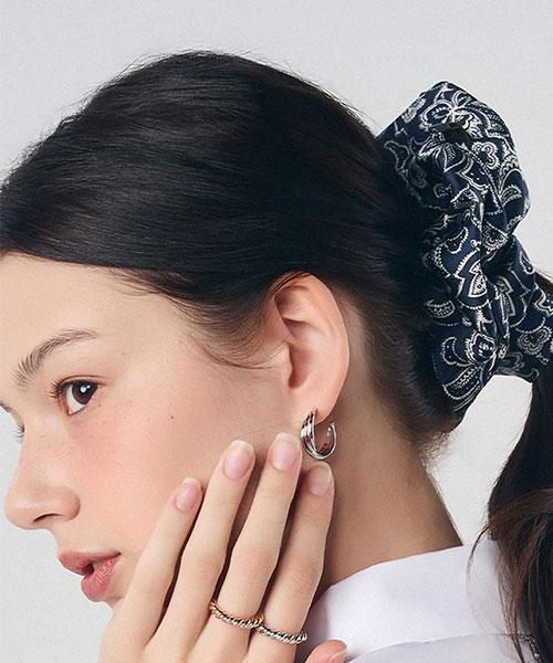 Dana Burton Luxe Paisley Volume Scrunchie