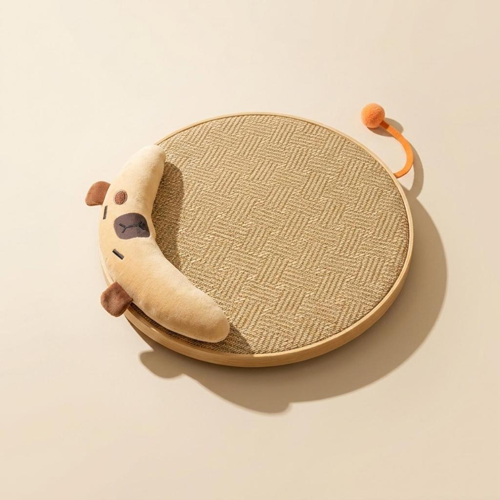 Breathable Cat Cooling Mat with Pillow Cool-Feel Bed Woven