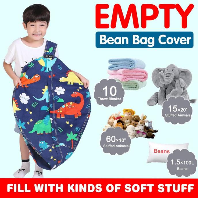 Children's Room Dinosaur Canvas Print Toy & Storage Bag