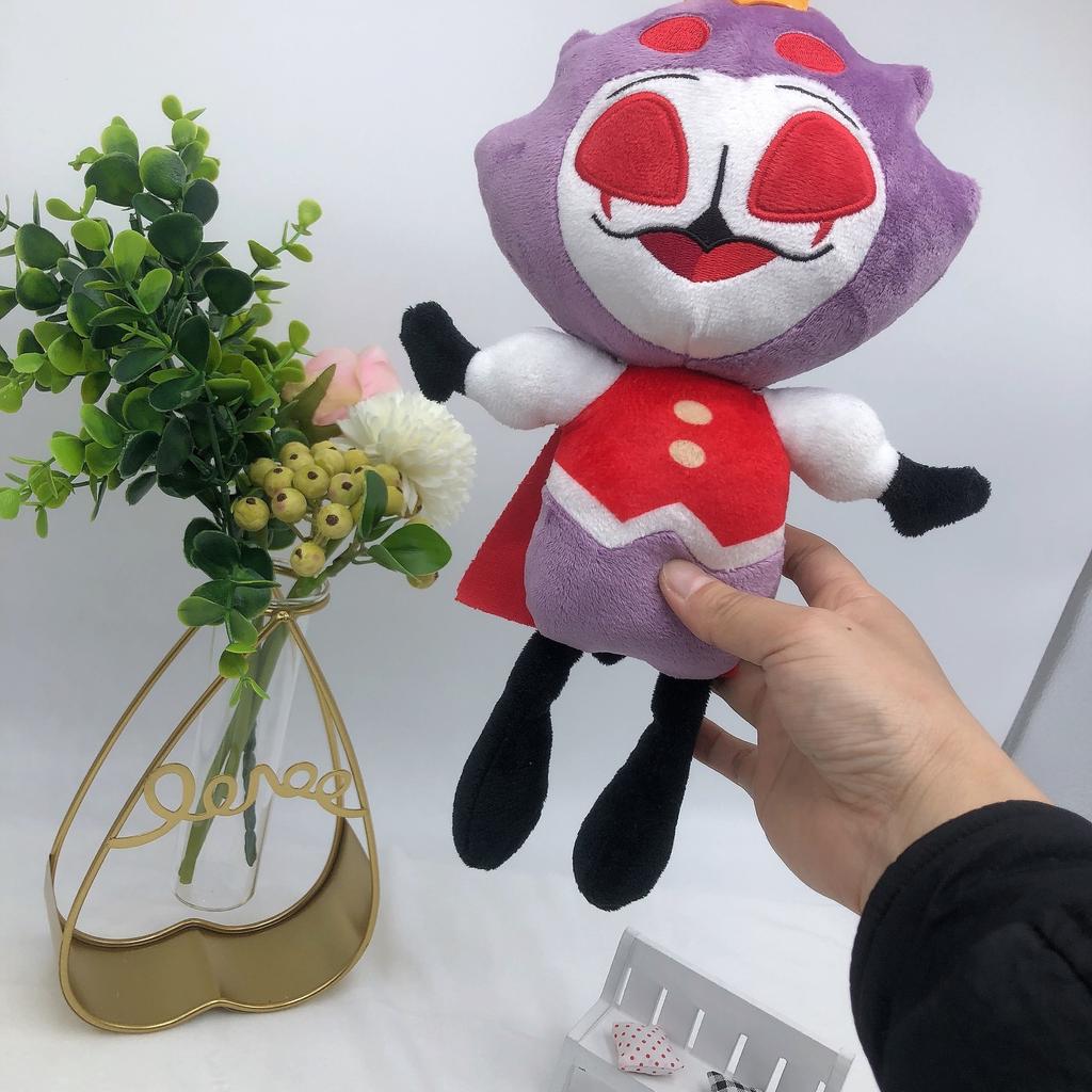 Cartoon Anime Helluva Boss Extremely Evil Boss Plush Toy Demon Doll Compared To Prince Leeds Anime Peripheral Plush Toys