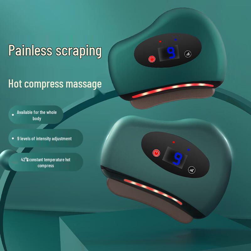 Yingjiu GS-01 Gua Sha-Massagegerät aus rotem Bian-Stein