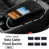 6/12/30/60PCS Car Cable Clips No Trace Removable Clip Wire Fix Holder Organizer for Car Dashboard Charging Cable Management