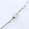 TIFFANY&Co. Piast Cross Necklace choker Silver925 cross 6.5g Women Used