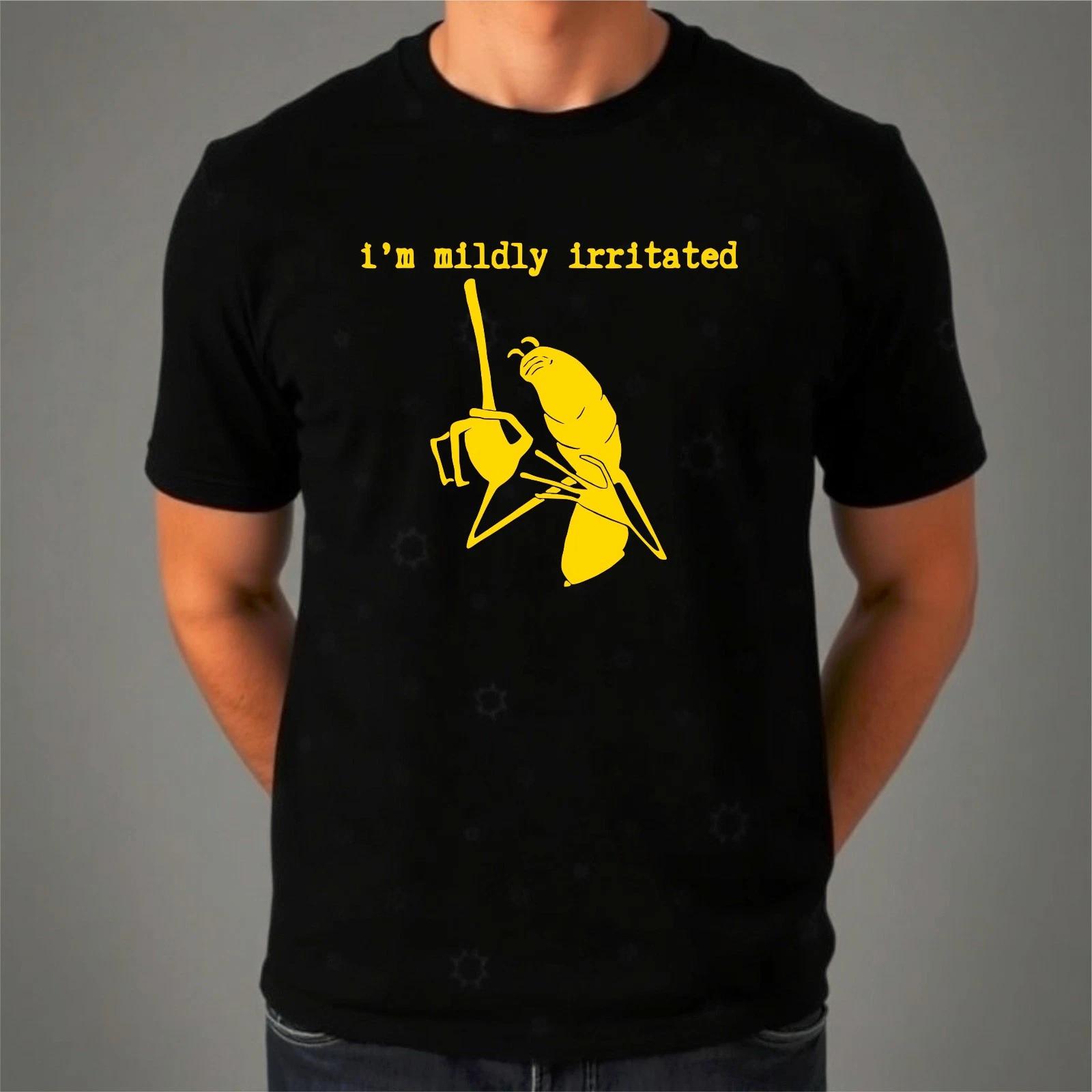 I m Mildly Irritated Marcus The Worm T-Shirt, Worm Meme Graphic Unisex Tee L