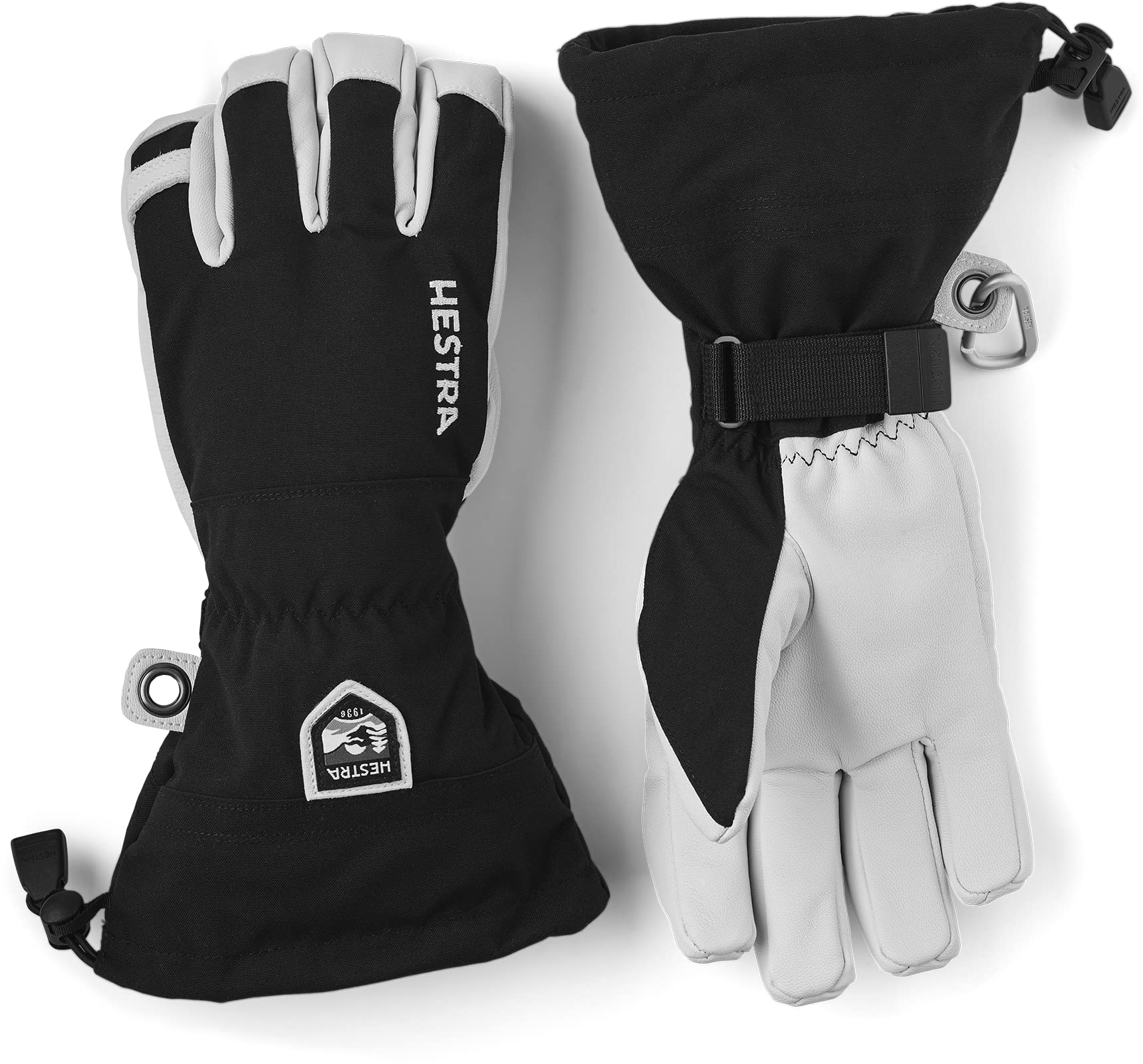 

Hestra Heli Ski Gloves Cold Durable 8 30570, Snowboarding, Skiing, Weather, (Black (100), Sizes)