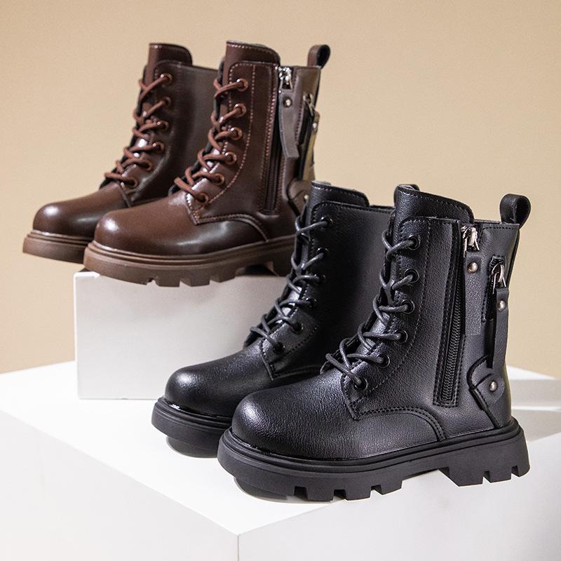 Mädchenstiefel Kinderschuhe Neuer Stil Niedrige Stiefel Rutschfeste Schuhe Einzelne Stiefel