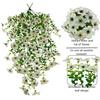 Artificial Violet Vine Flower Fake Hanging Violet Plant for Spring Summer Indoor Outdoor Wall Home Garden Patio Wedding Party Decor