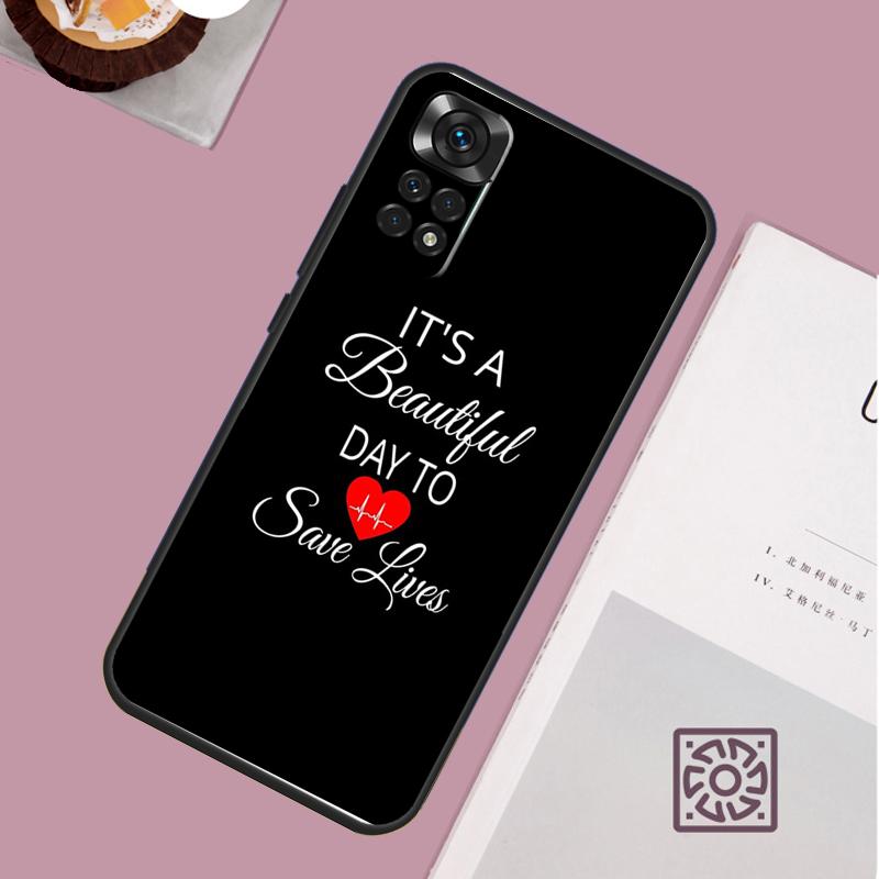 Medical Doctor Nurse Phone Case For Xiaomi Redmi Note 13 12 12S 12C 13C 10 10C 9 9C 10S 11S 11 Pro Soft Cover
