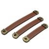 Durable Leather Furniture Handles Universal with Screws Wardrobe Drawer Door Pulls Kitchen Cabinet Handles