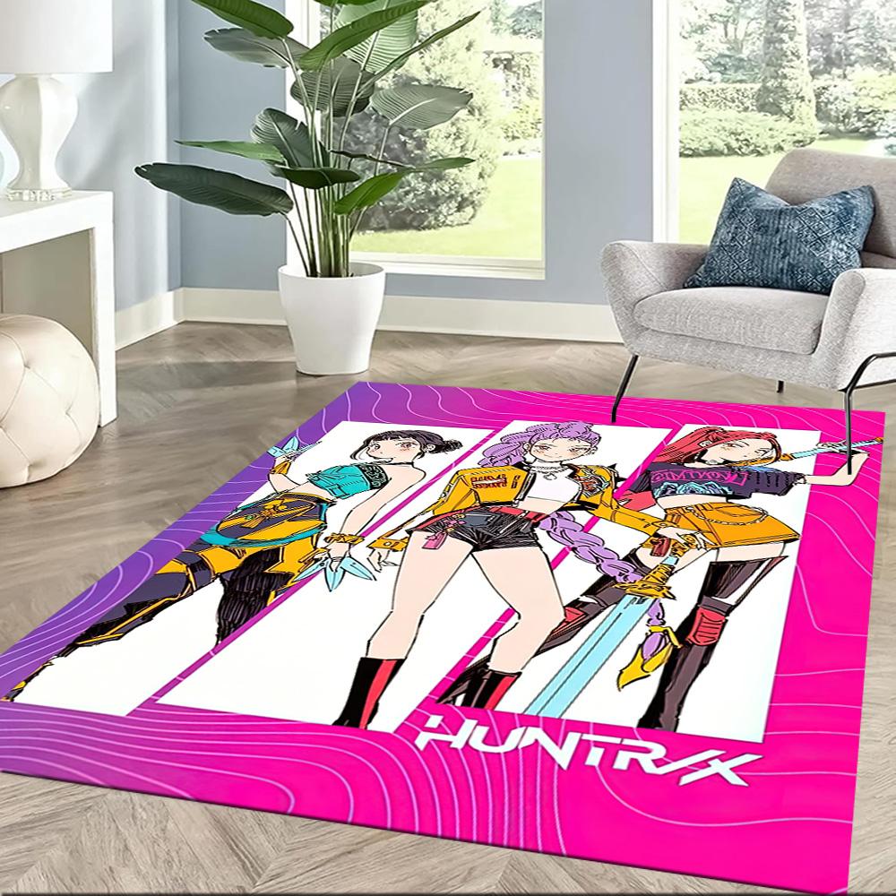Huntrix Square Rugs Are a Great Choice for Living Rooms, Bedrooms, Home Décor, and As Gifts